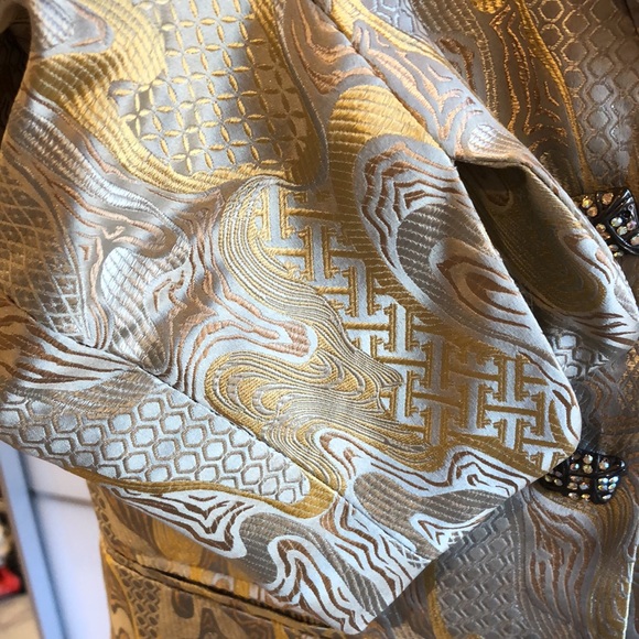 Ross Mayer silk blazer, sz 6 - Picture 5 of 5